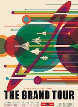 The Grand Tour - NASA JPL Travel Poster